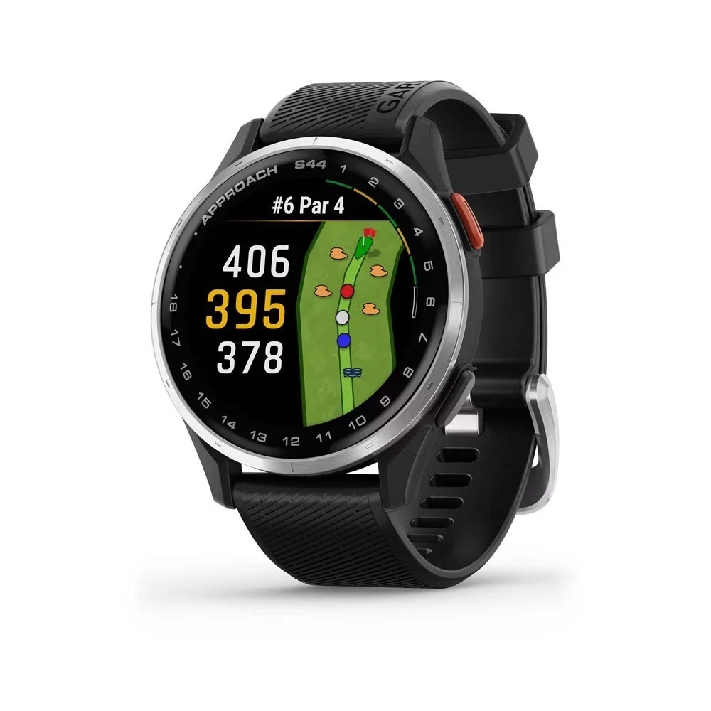 New! Garmin Approach S44 GPS Golf Course Smartwatch 1.2" AMOLED Smart Watch 43mm